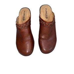 Halsa Footwear Hälsa Chloe Clog Slip-on Mule Brown Women’s Size 8.5M